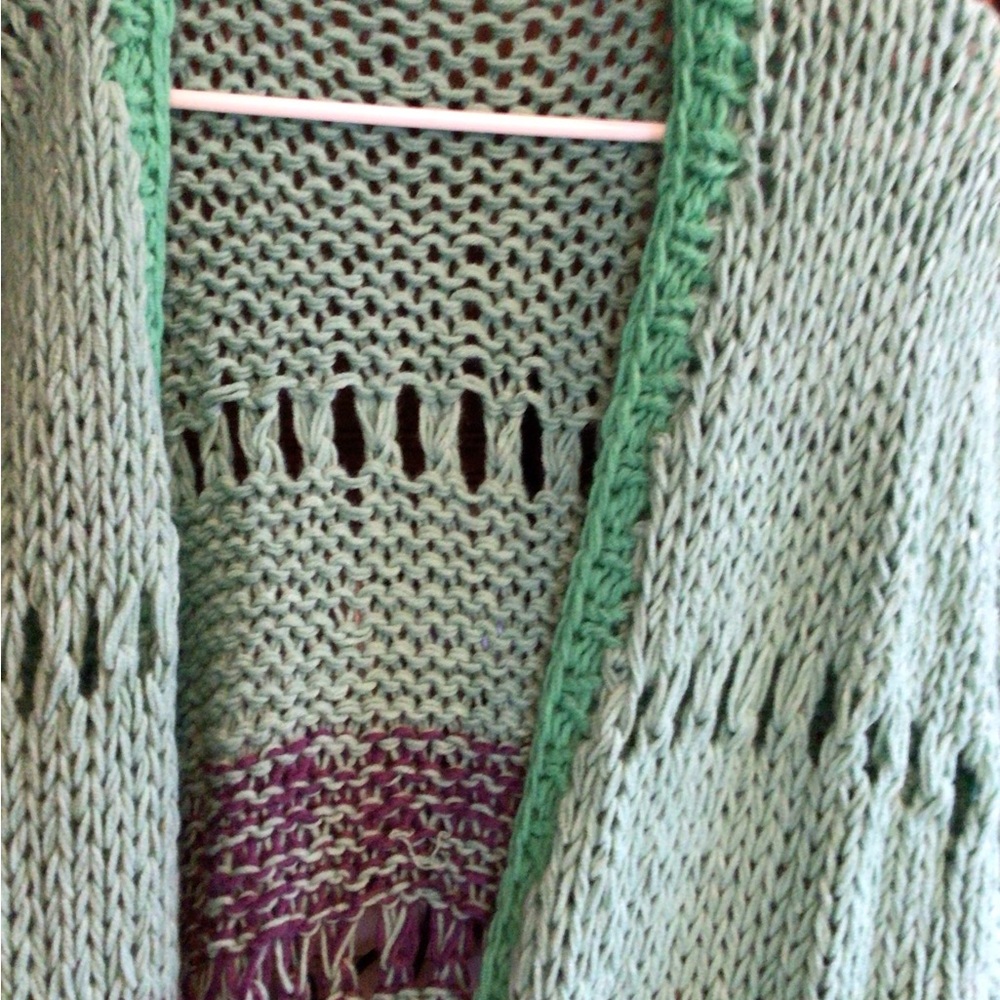 NEW! Boho hand stitched maxi cardigan - Picture 13 of 13